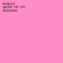 #FE8CC5 - Shocking Color Image