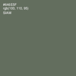 #646E5F - Siam Color Image