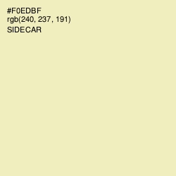 #F0EDBF - Sidecar Color Image