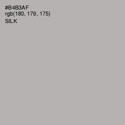 #B4B3AF - Silk Color Image