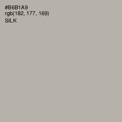 #B6B1A9 - Silk Color Image