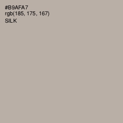 #B9AFA7 - Silk Color Image