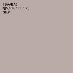 #BAABA6 - Silk Color Image