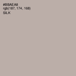 #BBAEA8 - Silk Color Image