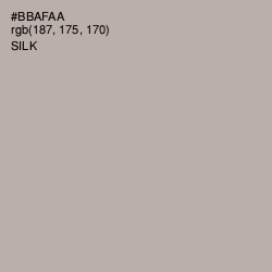 #BBAFAA - Silk Color Image