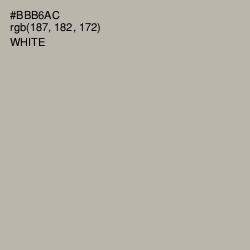 #BBB6AC - Silk Color Image