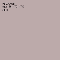 #BCAAAB - Silk Color Image