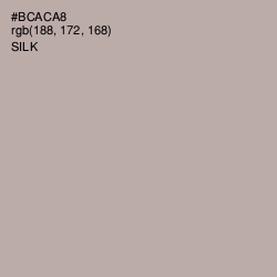 #BCACA8 - Silk Color Image