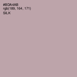 #BDA4AB - Silk Color Image