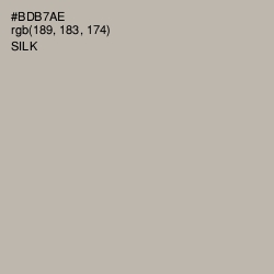 #BDB7AE - Silk Color Image
