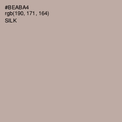 #BEABA4 - Silk Color Image