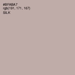 #BFABA7 - Silk Color Image