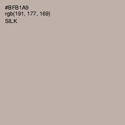 #BFB1A9 - Silk Color Image