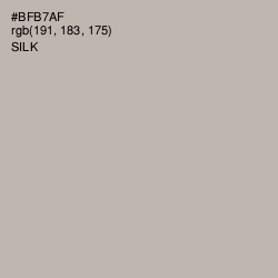 #BFB7AF - Silk Color Image