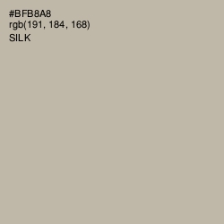#BFB8A8 - Silk Color Image