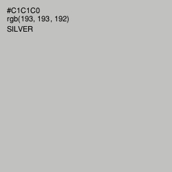 #C1C1C0 - Silver Color Image
