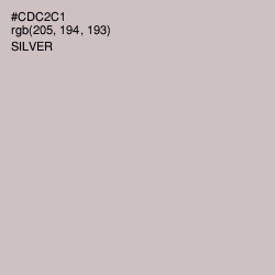 #CDC2C1 - Silver Color Image