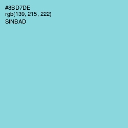 #8BD7DE - Sinbad Color Image