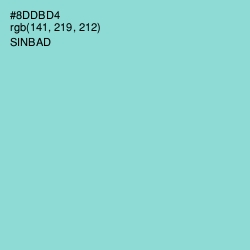 #8DDBD4 - Sinbad Color Image