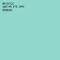 #91D7CC - Sinbad Color Image