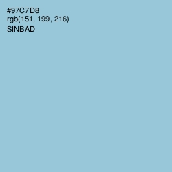 #97C7D8 - Sinbad Color Image