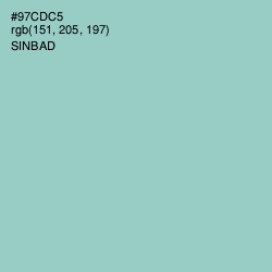 #97CDC5 - Sinbad Color Image