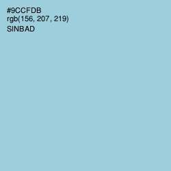 #9CCFDB - Sinbad Color Image