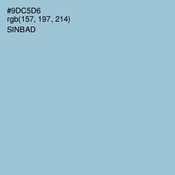 #9DC5D6 - Sinbad Color Image