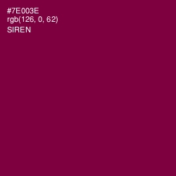 #7E003E - Siren Color Image