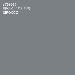 #7B8085 - Sirocco Color Image