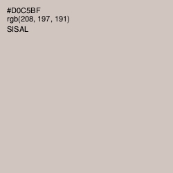 #D0C5BF - Sisal Color Image