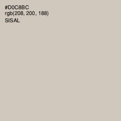 #D0C8BC - Sisal Color Image