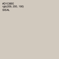 #D1C8BE - Sisal Color Image