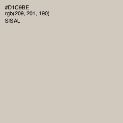 #D1C9BE - Sisal Color Image