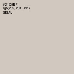 #D1C9BF - Sisal Color Image