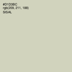 #D1D3BC - Sisal Color Image
