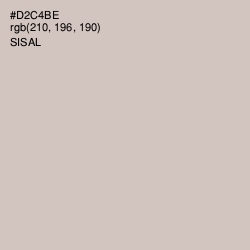 #D2C4BE - Sisal Color Image
