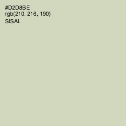 #D2D8BE - Sisal Color Image