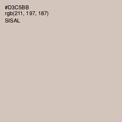 #D3C5BB - Sisal Color Image