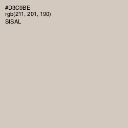#D3C9BE - Sisal Color Image