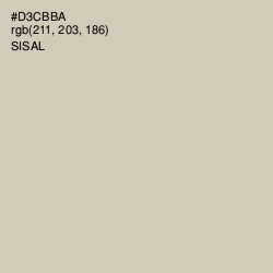 #D3CBBA - Sisal Color Image