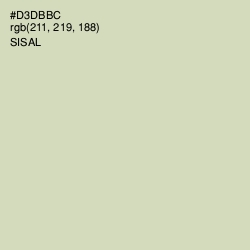 #D3DBBC - Sisal Color Image