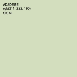 #D3DEBE - Sisal Color Image