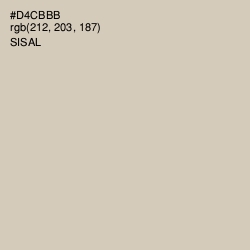 #D4CBBB - Sisal Color Image