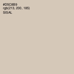 #D5C8B9 - Sisal Color Image