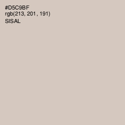 #D5C9BF - Sisal Color Image
