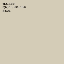 #D5CCB8 - Sisal Color Image