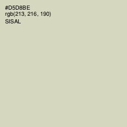 #D5D8BE - Sisal Color Image