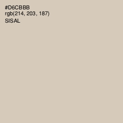 #D6CBBB - Sisal Color Image