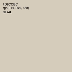 #D6CCBC - Sisal Color Image